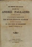 Andrea Palladio, Ottavio Bertotti Scamozzi - Les thermes des Romains