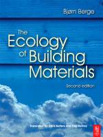 Bjorn Berge - The Ecology of Building Materials
