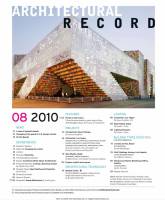 Architectural Record 2010 08 August