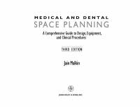 Jain Malkin - Medical and Dental Space Planning. Third edition