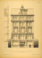 Черно-белые принты архитектуры Architektonishe Rundschau 1890-й год