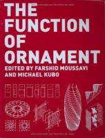 F. Moussavi, M. Kubo - The Function of Ornament