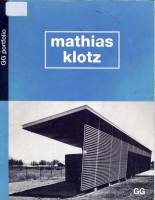 Horracio Torrent - Mathias Klotz (GG Portfolio)