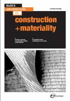 BASICS ARCHITECTURE construction+materiality 2